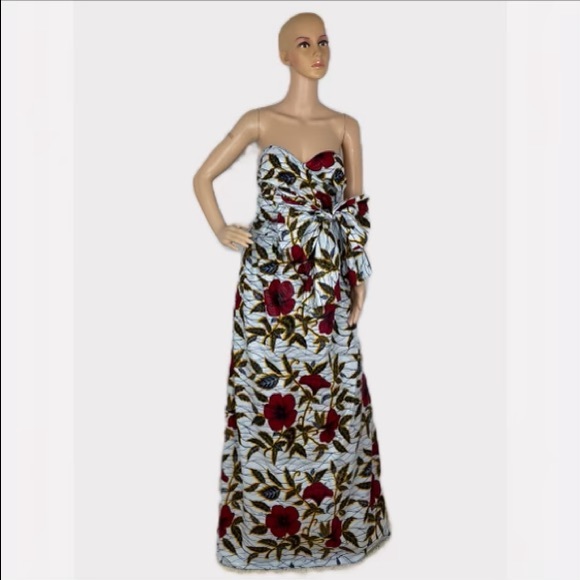 Ankara Infinity Maxi Dress - Picture 9 of 12